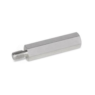 Ganter Norm® - 6220-NI-M8-80-B Edelstahl-Abstandshalter