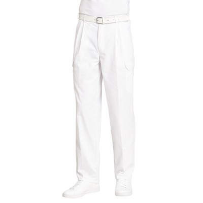 Leiber - Medizinhose Gummizug zwei Schenkeltaschen weiß 12/1390/01, Größe 56